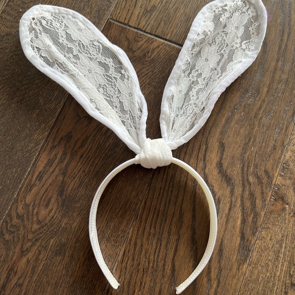 White Lace Headband